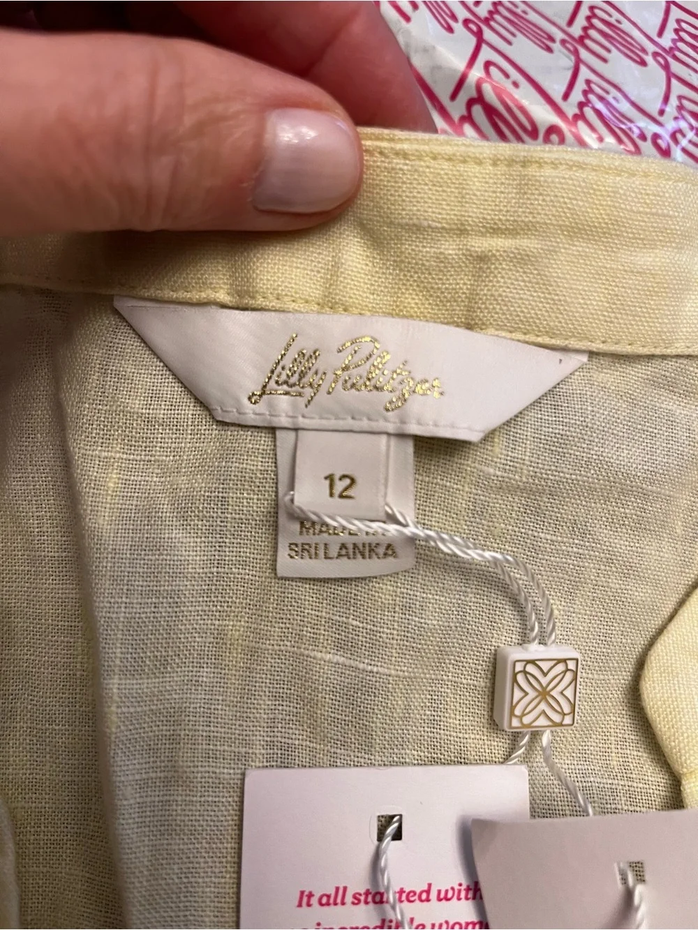 Lilly Pulitzer Mialeigh linen top